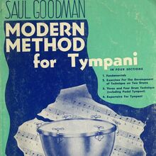 <cite>Modern Method for Tympani</cite> by Saul Goodman
