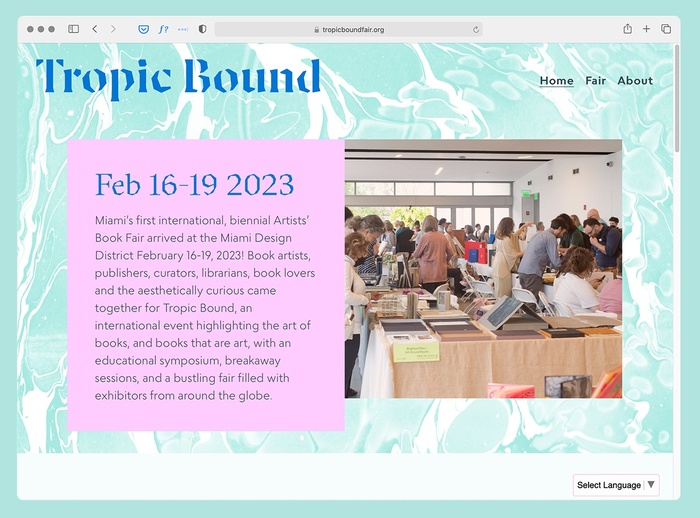 Tropic Bound book fair 14