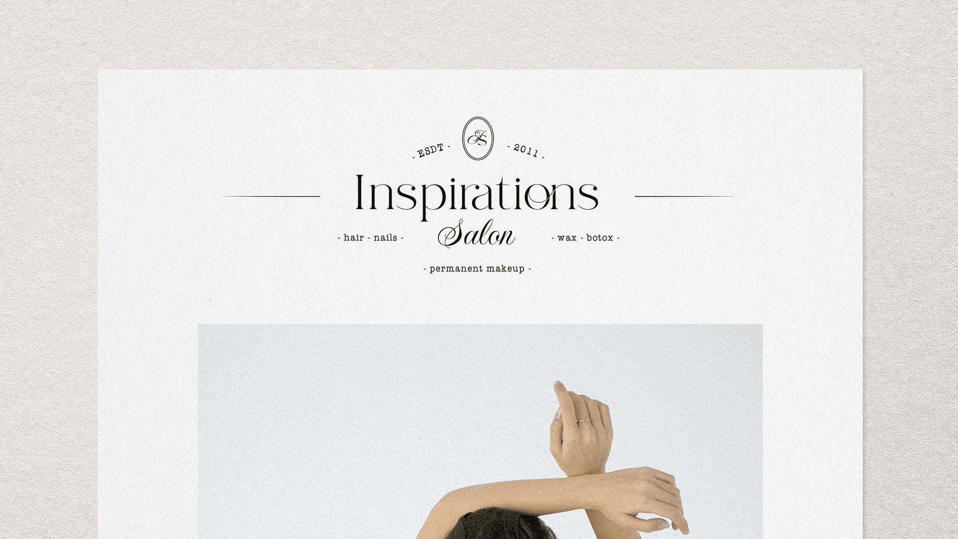 Inspirations Salon branding and website 5