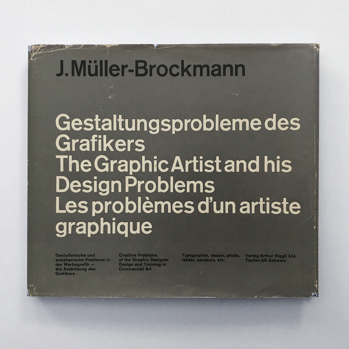 Book jacket (second edition by Niggli, Teufen, 1964)