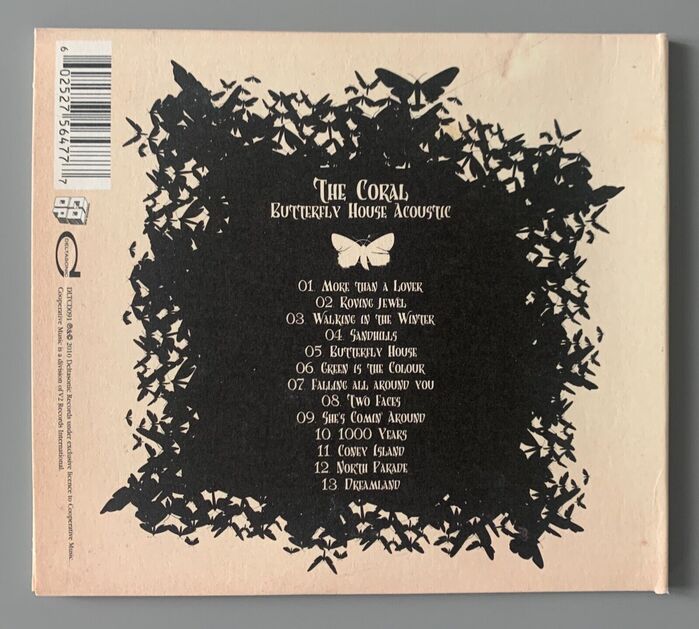 Butterfly House Acoustic, back cover