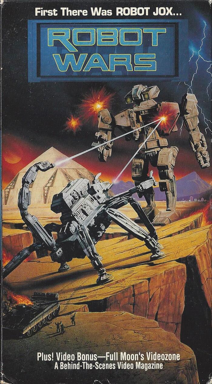 Slipcase cover for VHS release