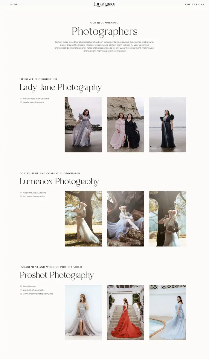 Lunar Grace branding and website 7