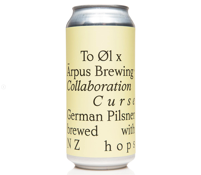 To Øl × Ārpus – Collaboration Curse beer cans 2