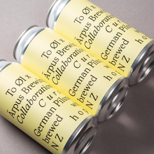 To Øl × Ārpus – <cite>Collaboration Curse</cite> beer cans