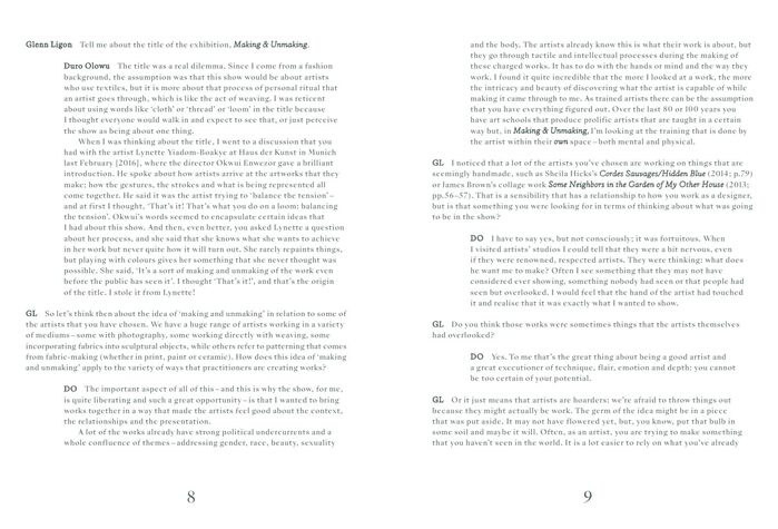 Duro Olowu: Making &amp; Unmaking exhibition catalog 7