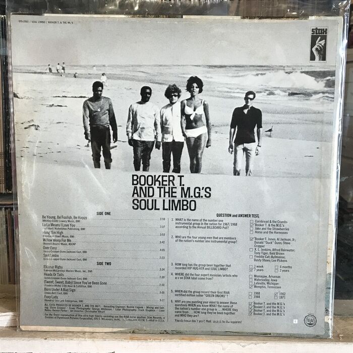 Booker T. and The M.G.’s – Soul Limbo album art 2