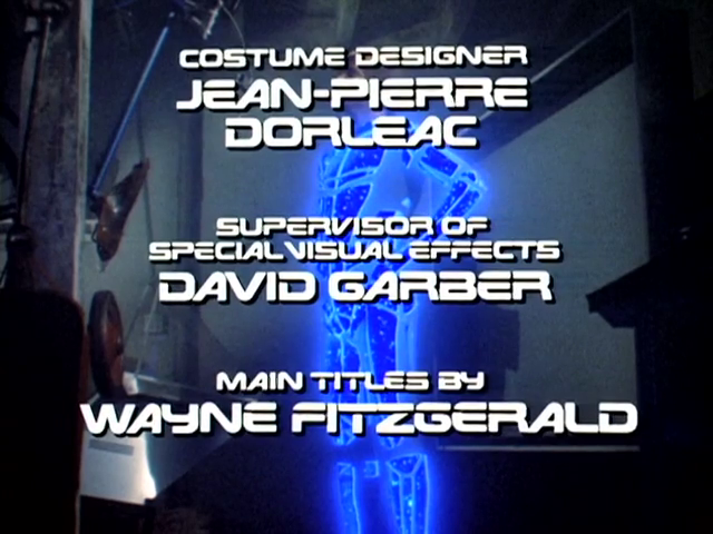 End credits from the pilot episode