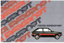 Ford Fiesta Supersport brochure