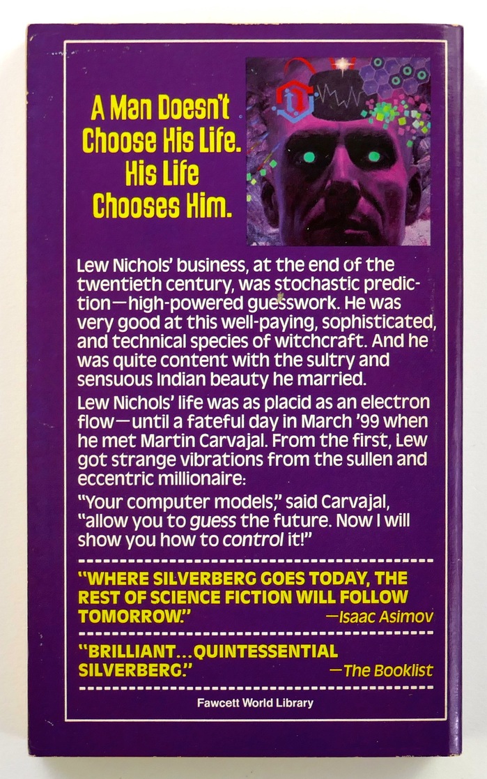 The Stochastic Man by Robert Silverberg (Fawcett Gold Medal) 2