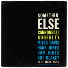 Cannonball Adderley – <cite>Somethin’ Else</cite> album art