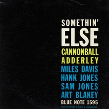 Cannonball Adderley – <cite>Somethin’ Else</cite> album art