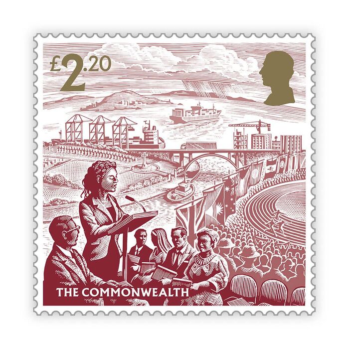 The Commonwealth: depicting an outward-looking Britain, global trade, cooperation, democracy and peace