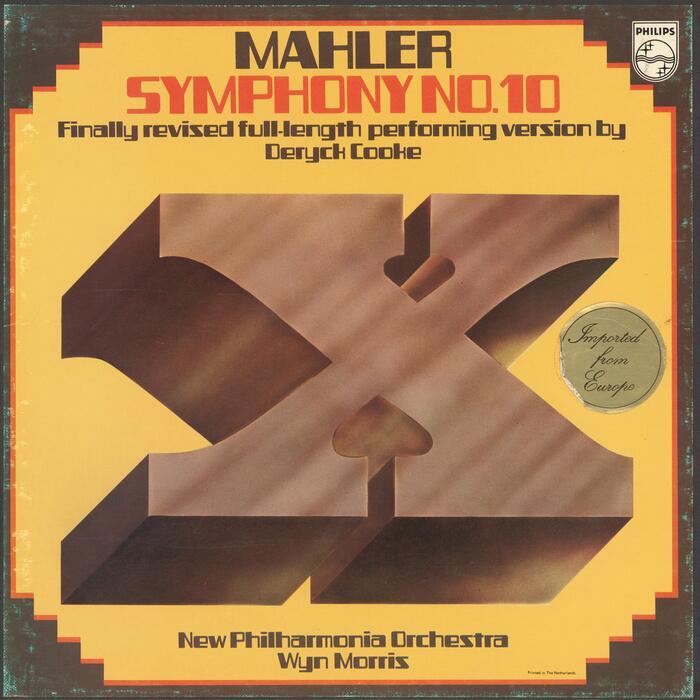 New Philharmonia Orchestra – Symphony No. 10 by Gustav Mahler album art