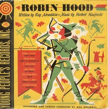 Ray Abrashkin, Herbert Haufrecht – <cite>Robin Hood</cite> album art