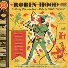 Ray Abrashkin, Herbert Haufrecht – <cite>Robin Hood</cite> album art