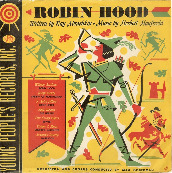 Ray Abrashkin, Herbert Haufrecht – Robin Hood album art