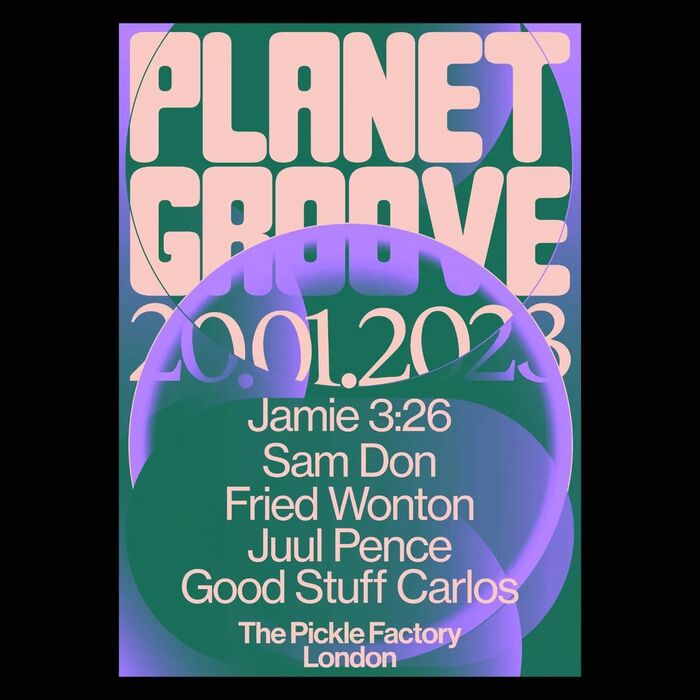 Planet Groove posters and flyers 2