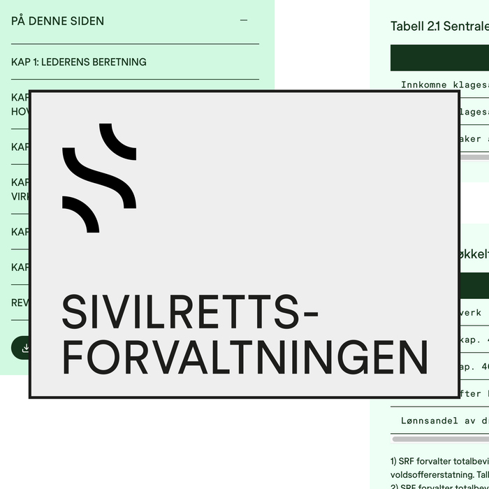 Statens Sivilrettsforvaltning website 1