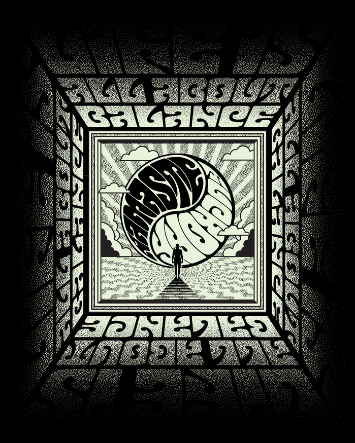 “Life is all about balance” artwork 3