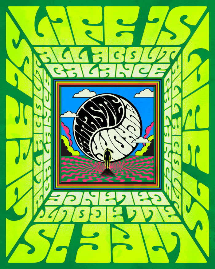 “Life is all about balance” artwork 1