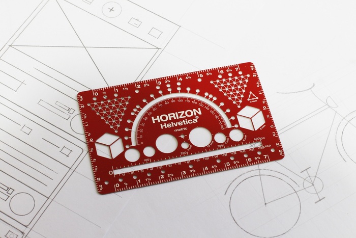 Horizon Helvetica ruler 10