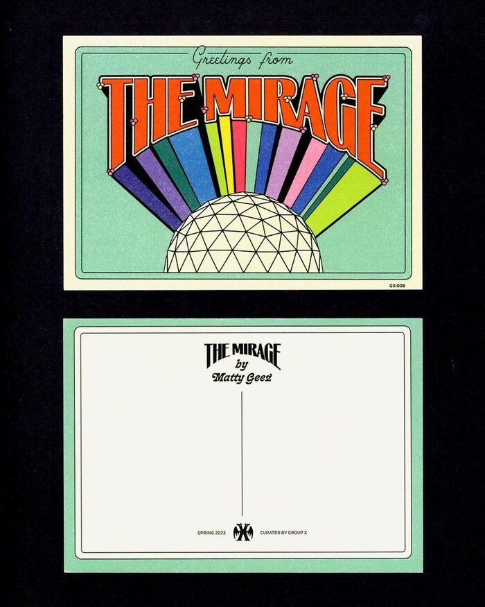 The Mirage postcards 1