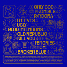 Sandór Waïss – <cite>Broken Blue</cite> album art