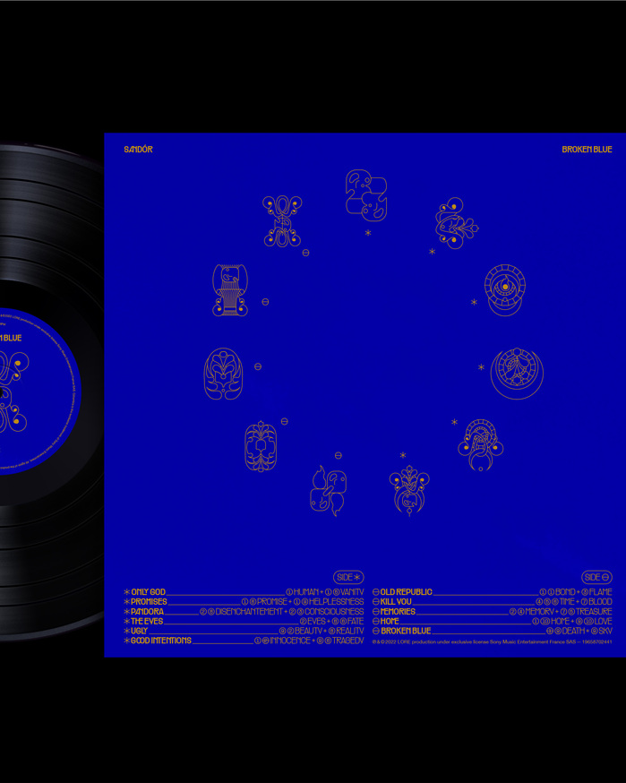 Sandór Waïss – Broken Blue album art 6