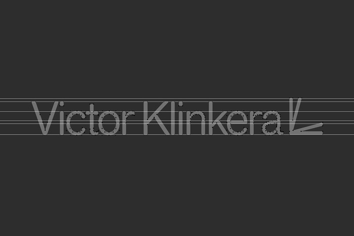 Victor Klinkera visual identity 3