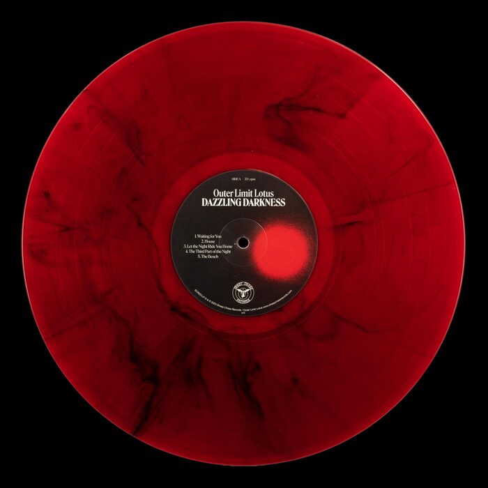 Red transparent vinyl