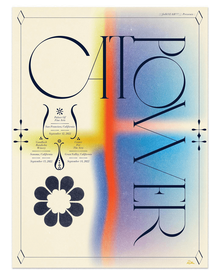 Cat Power 22 California Tour poster