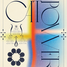 Cat Power 22 California Tour poster