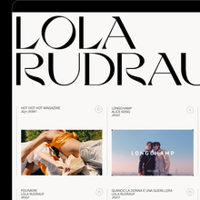 Lola Rudrauf website
