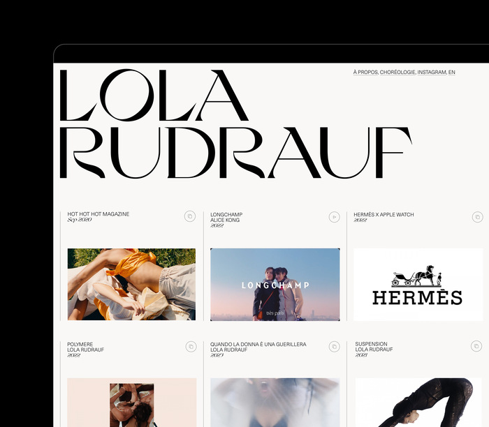 Lola Rudrauf website 1