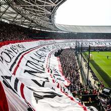 “Feyenoord, wat gaan we doen vandaag” banner