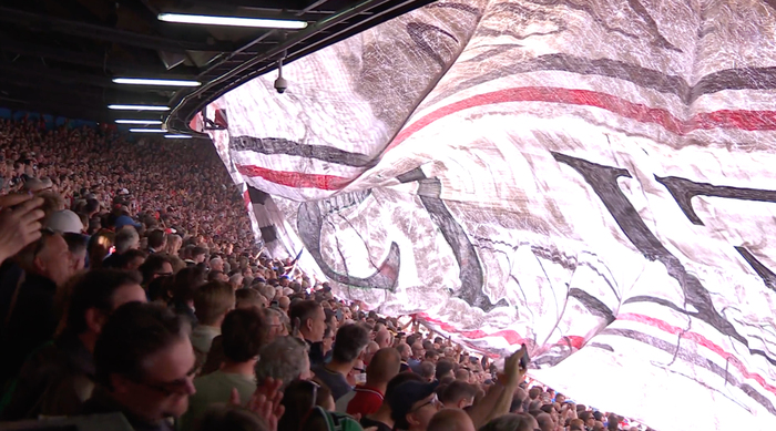 “Feyenoord, wat gaan we doen vandaag” banner 4