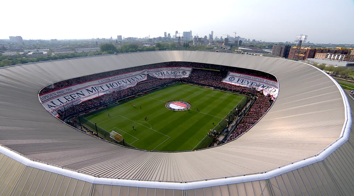 “Feyenoord, wat gaan we doen vandaag” banner 7