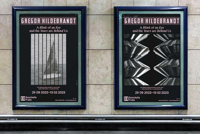 Kunsthalle Praha exhibition design, posters, catalogs 1