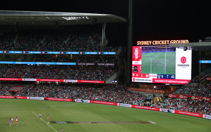 Advertising at the Sydney Cricket Ground