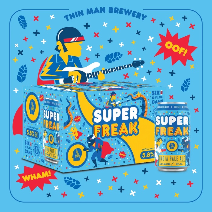 The Superfreak packaging adds  to the mix.