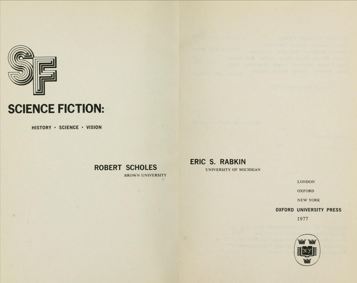 Interior title pages, featuring Stack, News Gothic and Times