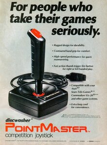 Discwasher PointMaster Joystick print ads