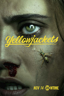 <cite>Yellowjackets</cite> logo and posters