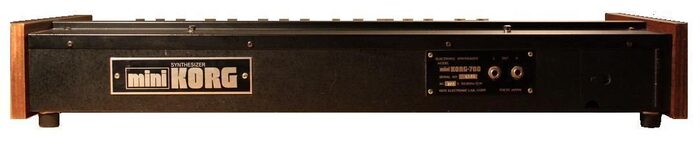 Back of the miniKORG 700