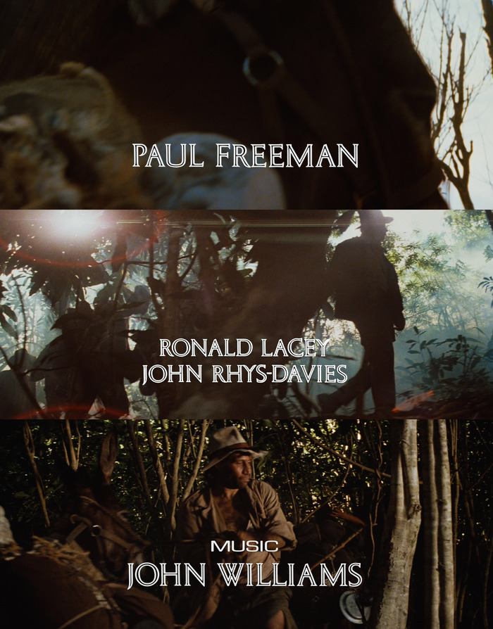Raiders of the Lost Ark titles and credits 3