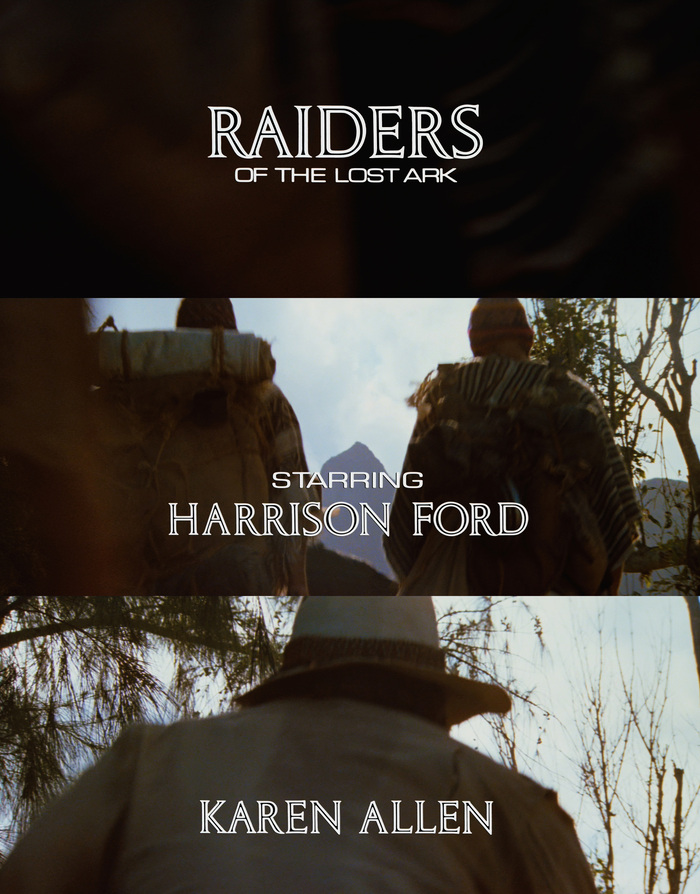 Raiders of the Lost Ark titles and credits 2