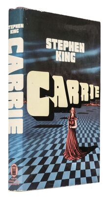 <cite>Carrie</cite> by Stephen King (New English Library first UK edition)