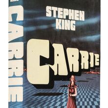 <cite>Carrie</cite> by Stephen King (New English Library first UK edition)