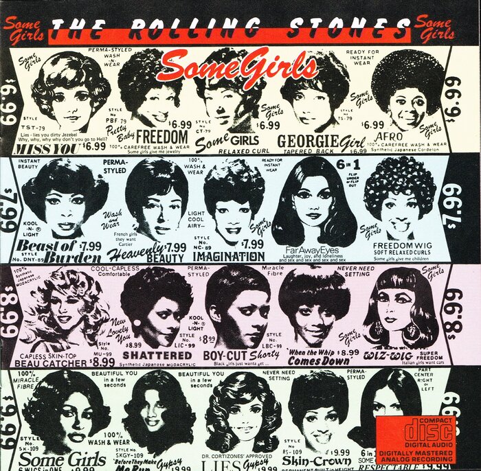 A third version of the album cover with the hand-drawn faces from the original Valmore ad was used on the 1986 CD reissue.